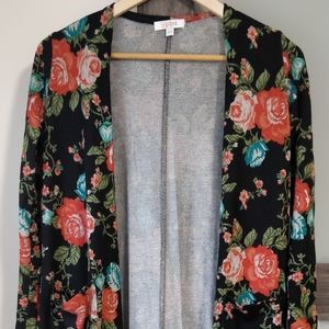 Lularoe XS Vintage Floral Rose Sarah